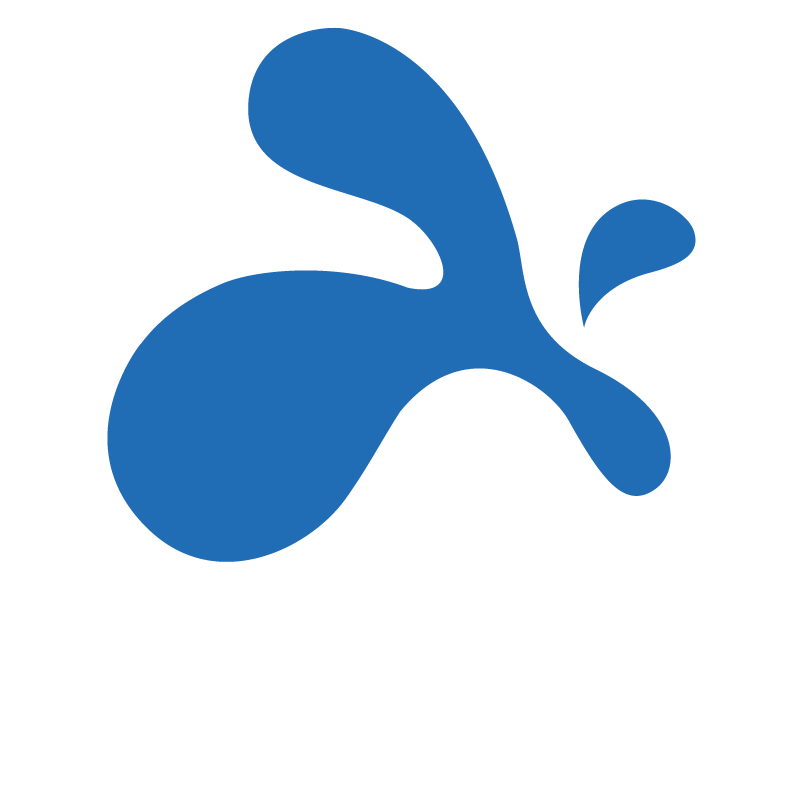 splash logo blue
